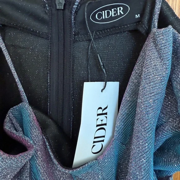 Glitter/Sparkling Multicolor Ruched Mini Party Dress - Picture 4 of 4